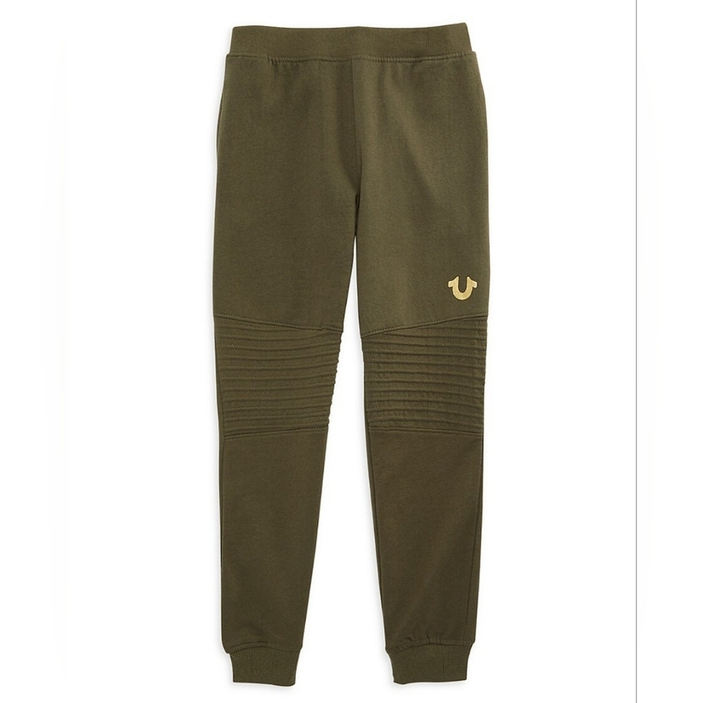 True Religion NWT Boys Olive Green Sweatpant Joggers multiple sizes